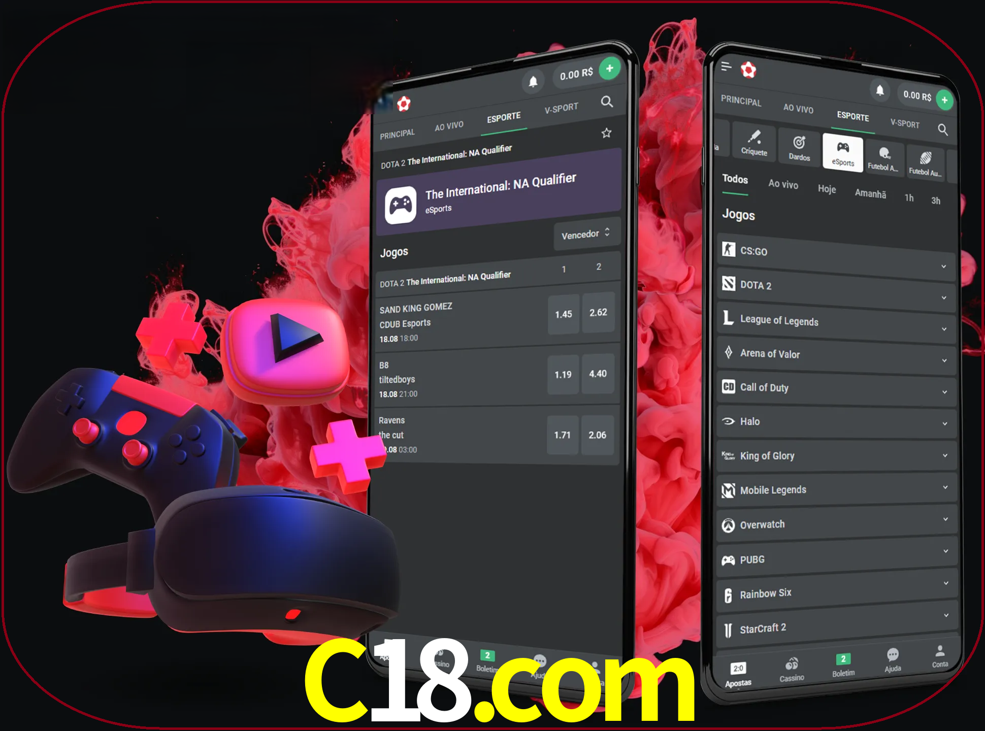 Para ter a aplicação móvel c18 no seu smartphone, basta descarregar o ficheiro apk e seguir as instruções.