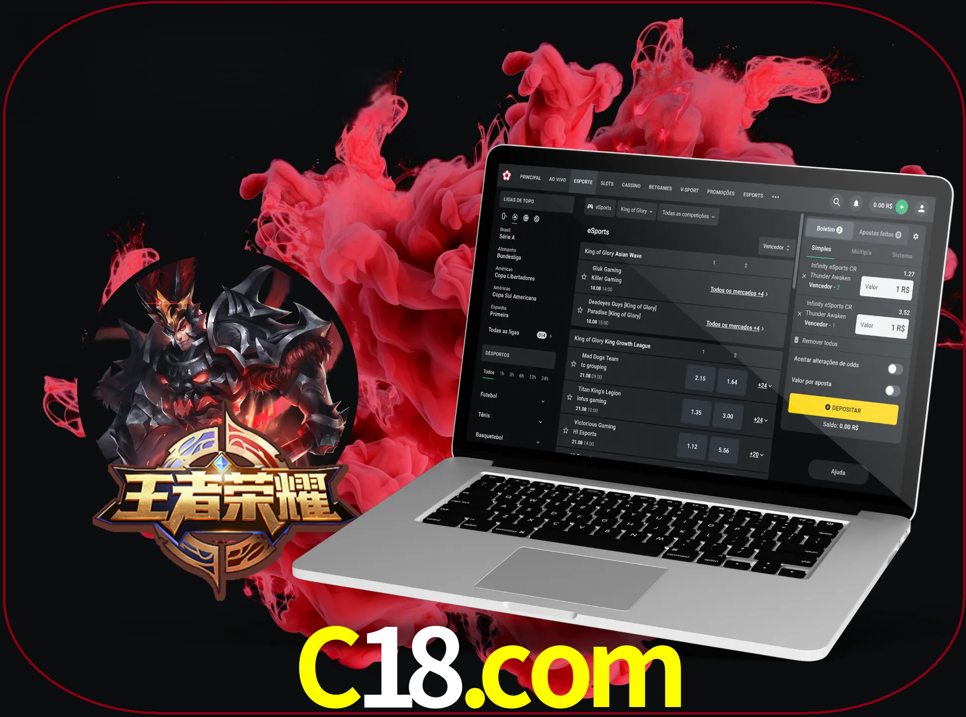 Um jogo global que conquistou os corações dos utilizadores de todo o mundo e que foi desenvolvido na China está disponível no c18.